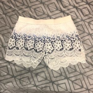 White to blue ombré shorts !!!
